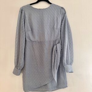 Lulu's Much Love Light Blue Mini Dress